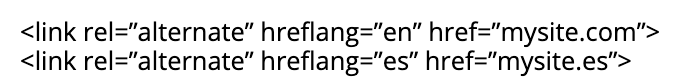 hreflang קוד דוגמא